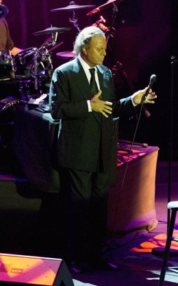 El cantante Julio Iglesias