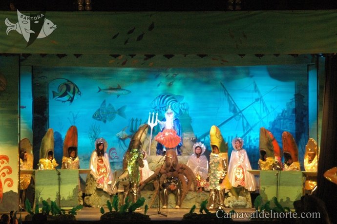 El juicio en el fondo del mar pone fin  a los carnavales de Santoña
