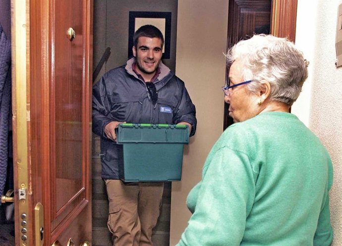 Entrega de comida a domicilio
