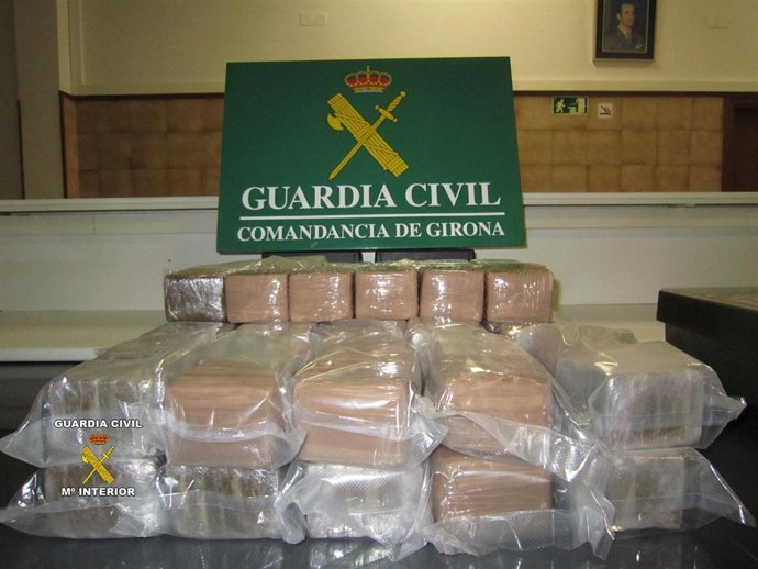 Hachís intervenido en La Jonquera