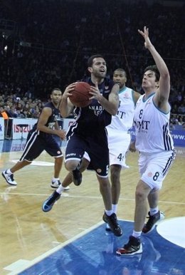 Jordan Farmar, ante el Real Madrid