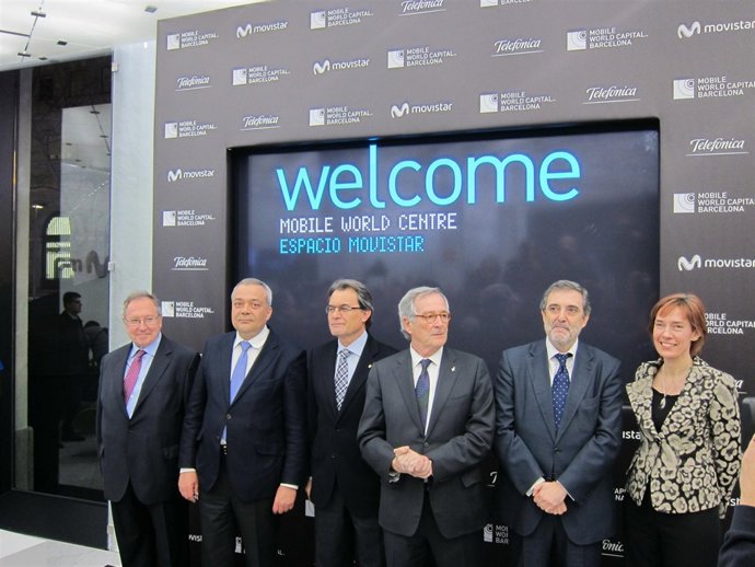 J.L.Bonet (Fira), V.Calvo-Sotelo (Gobierno), A.Mas (Generalitat), X.Trias (Ayto)