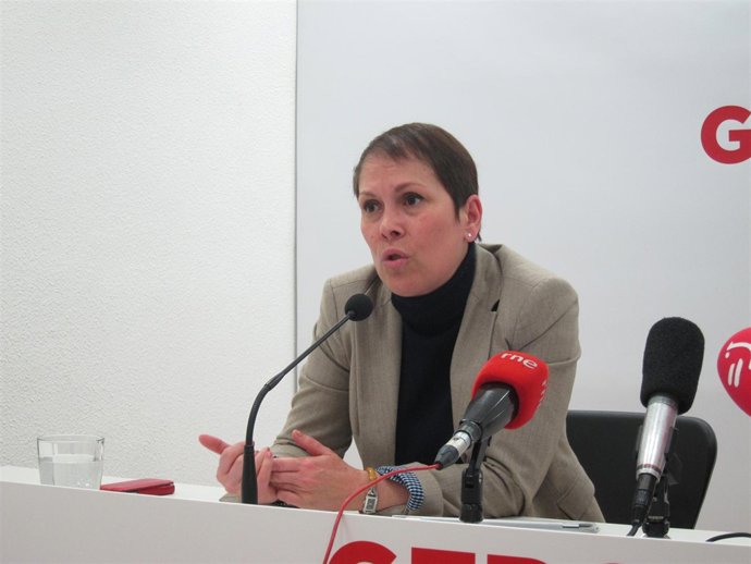 La diputada de Geroa Bai, Uxue Barkos.