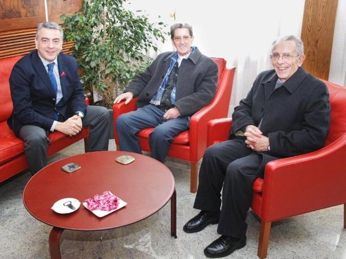 Javier de Andrés, Luis Pérez de Onraita y Honorio Ruiz de Arcaute.