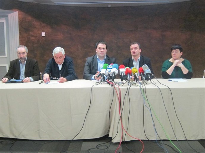 Rueda de prensa de Amaiur, BNG y ERC