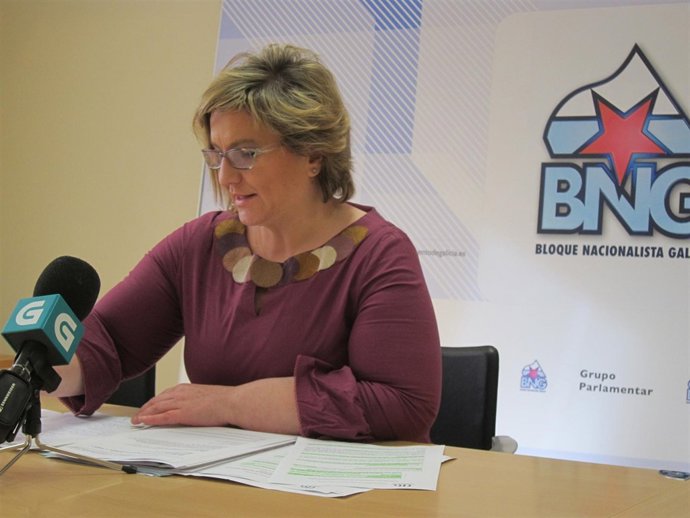 La diputada del BNG Tereixa Paz