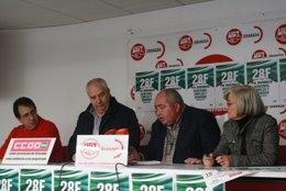 Los secretarios generales de CCOO-A y UGT-A.