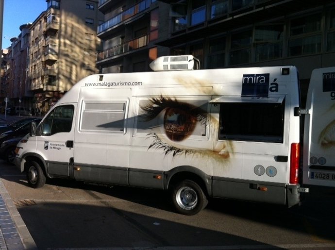 Oficina móvil de Turismo del Ayuntamiento de Málaga 