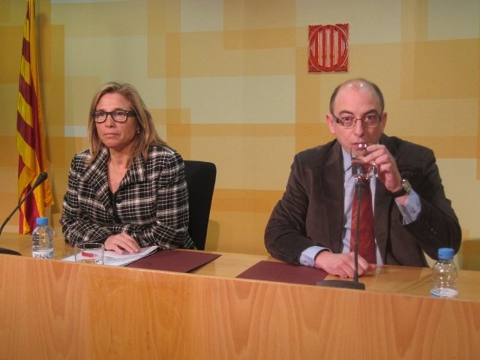 Joana Ortega y Joan Cañada
