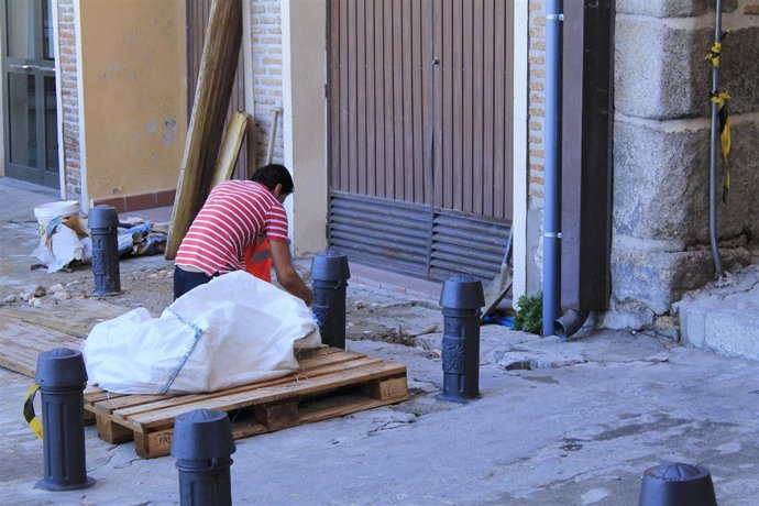 La construcción en Toledo, trabajo en Toledo