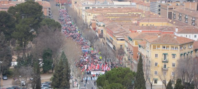 Manifestación en la reconquista