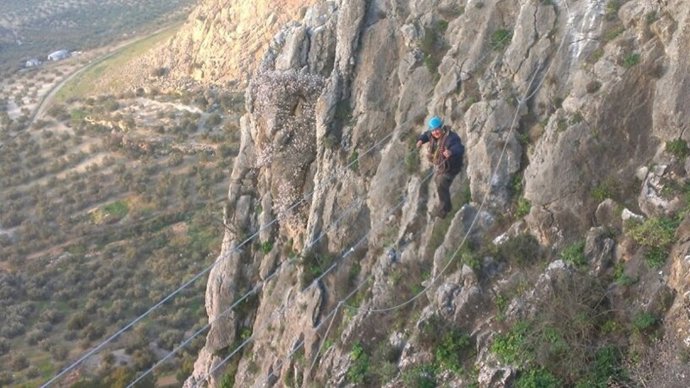 Imagen de una zona de escalada