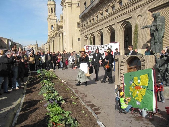 Presentación de la Plataforma por la Huerta Zaragozana.