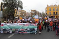 Desahucios.- Miles de personas se manifiestan en Andalucía en contra de los desahucios y por el derecho a la vivienda