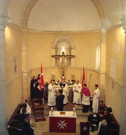 Misa de la Orden de Malta en Segovia en 2012