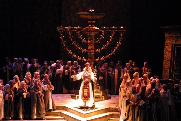 Escena De La Ópera 'Nabuco' De Verdi