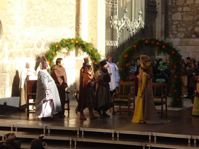 Recreación de las Bodas de Isabel de Segura en Teruel.