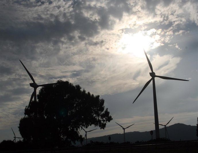 Molinos de energía eólica en Andalucía