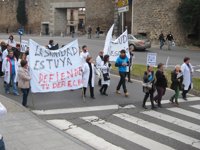 Trabajadores y usuarios de Toledo y Cuenca se unen a la 'Marea Blanca' nacional contra la privatización de la sanidad