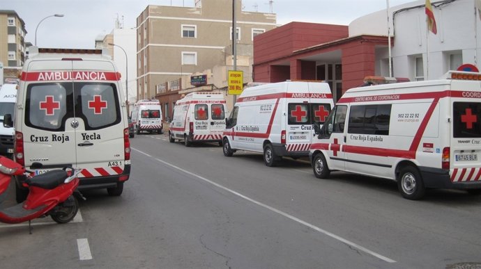 Ambulancias de Cruz Roja Águilas