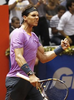 Rafael Nadal, en el Torneo de Sao Paulo