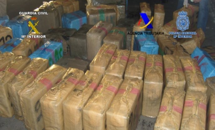 Droga incautada en la operación 'Foreña'