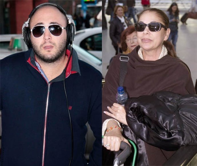 Montaje de Isabel Pantoja y su hijo Kiko Rivera