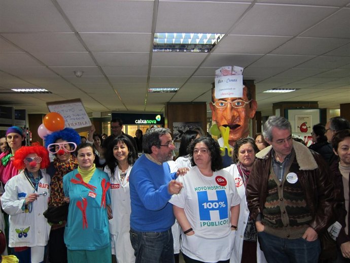 Encierro en Hospital de Vigo