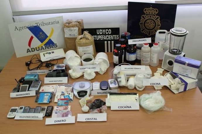 Efectos intervenidos por la Policía Nacional