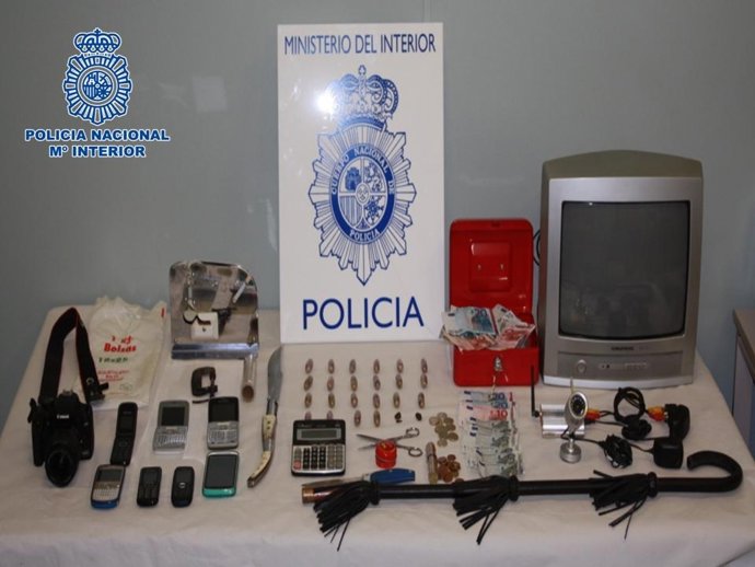 Droga intervenida en una operación policial