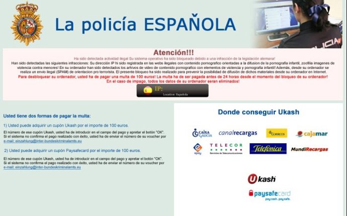 El "virus de la Policía"