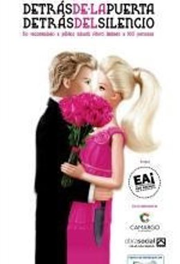 Cartel de la obra 'Detrás de la puerta. Detrás del silencio'