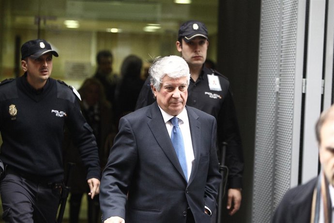 Arturo Fernández declara por el caso Bankia