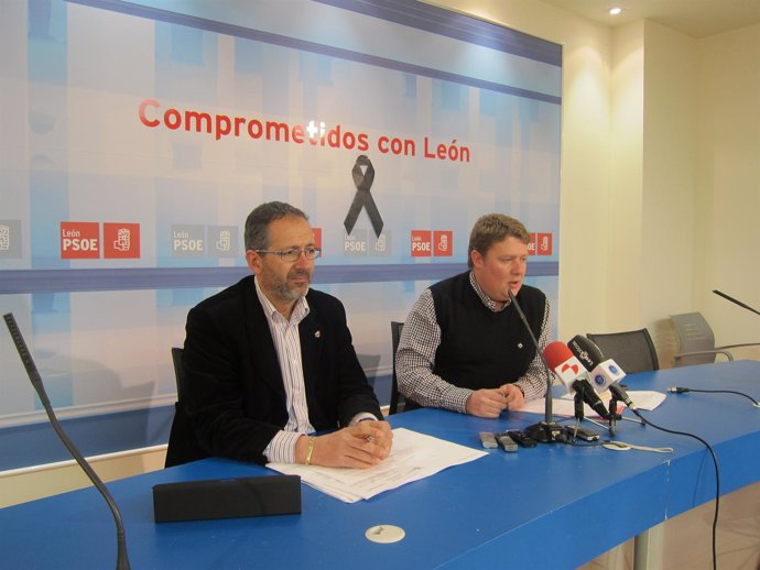 Rueda de prensa del PSOE de León