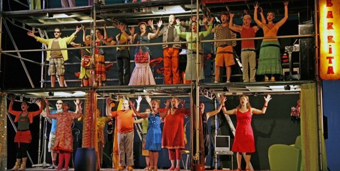 Noche de verano en la Verbena de la Paloma