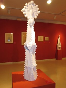 Una de las piezas de la exposición 'Gaudí único' en Ibercaja