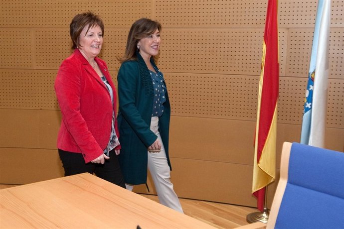 Rocio mosquera e beatriz mato reunense cos profesionais para avanzar na estratex