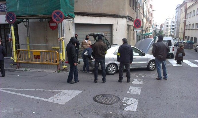 Uno de los registros en la operación contra los Black Panthers