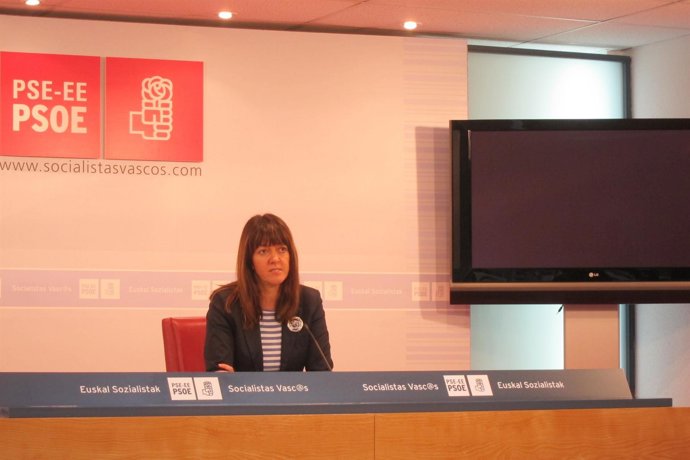 La portavoz del PSE-EE, Idoia Mendia