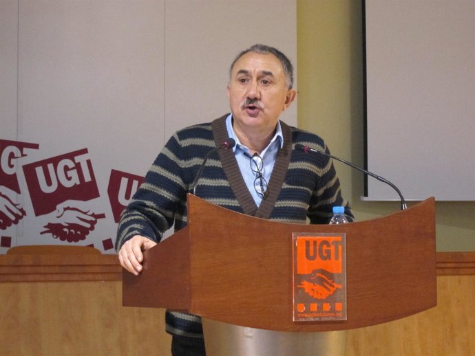 El secretario general de UGT de Catalunya, Josep Maria Álvarez