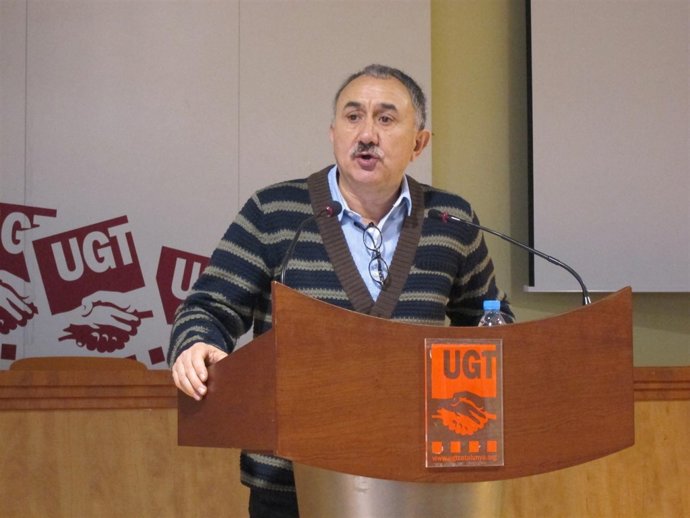 El secretario general de UGT de Catalunya, Josep Maria Álvarez