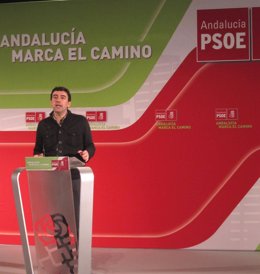 El vicesecretario del PSOE-A, Mario Jiménez