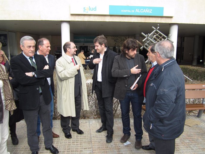 Javier Lambán ha visitado hoy Alcañiz