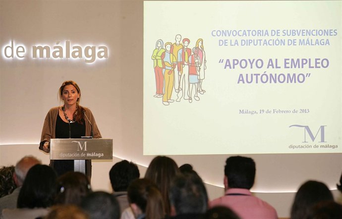 La vicepresidenta de la Diputación de malaga, Ana Mata