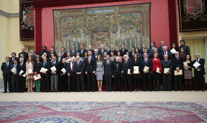  Los Príncipes Entregan Los Premios Nacionales De Cultura 2011 Y 2012