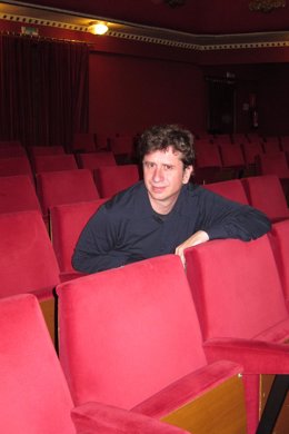 El actor Gabino Diego, en el Teatro Talía de Valencia.