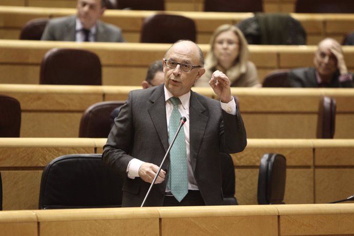 Cristóbal Montoro, en el Senado