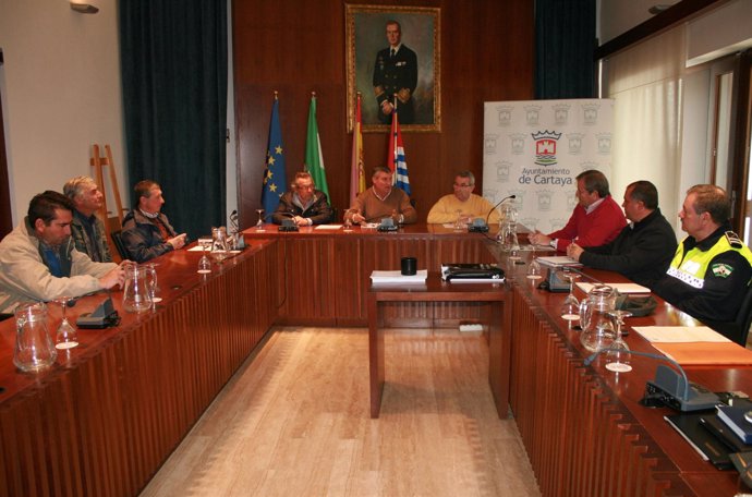 Junta local de Seguridad del Ayuntamiento de Cartaya. 