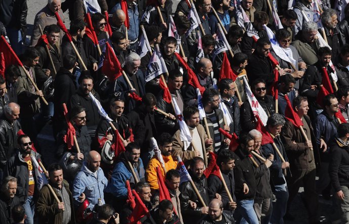 Primera huelga general del 2013 en Grecia