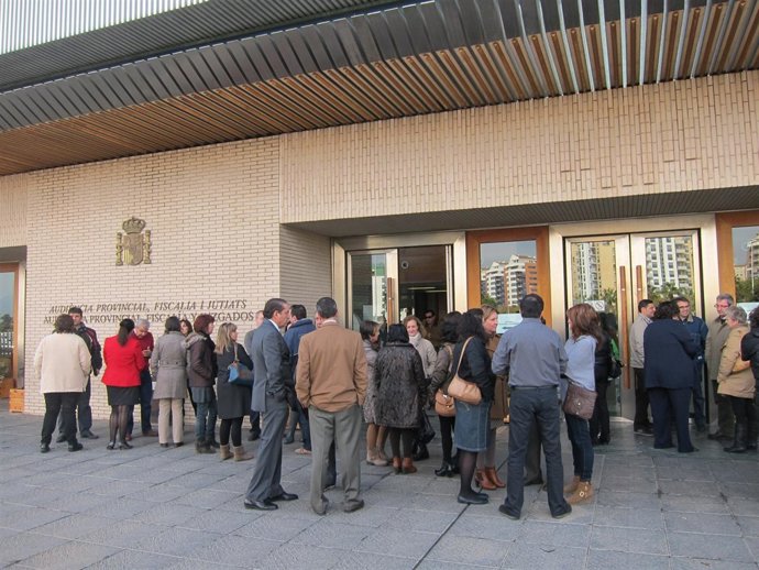 Concentración de jueces en Castellón